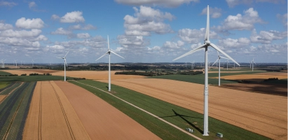 Image Iberdrola lauréat des Trophées de la Participation et de la Concertation pour le parc éolien de projet éolien de Champalounat